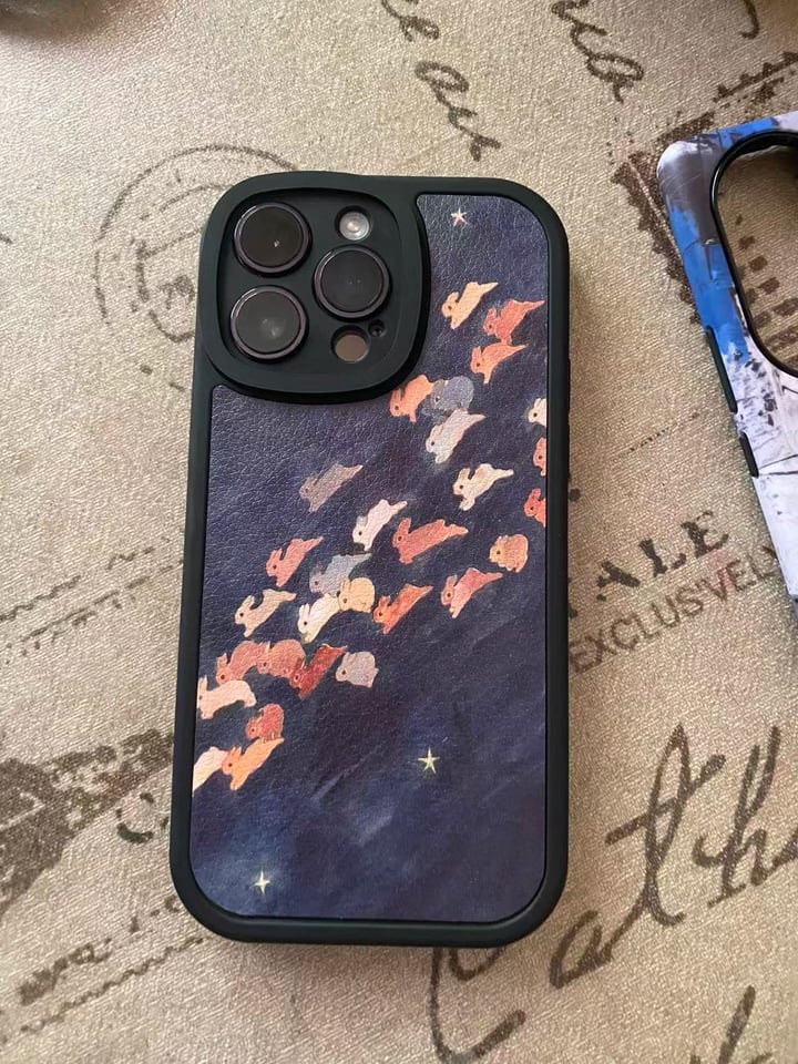 Chasing Bunny - Sheepskin Texture Phone Case