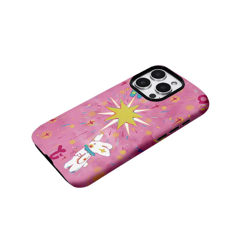 Star-chasing Bunny - Phone Case