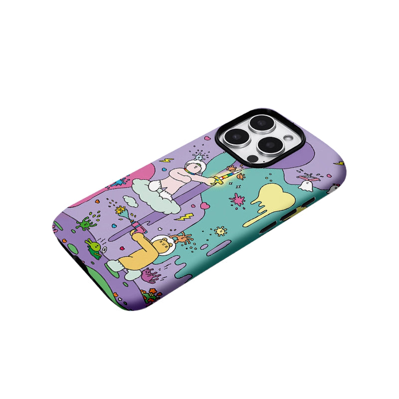 Lilac Heart - Phone Case