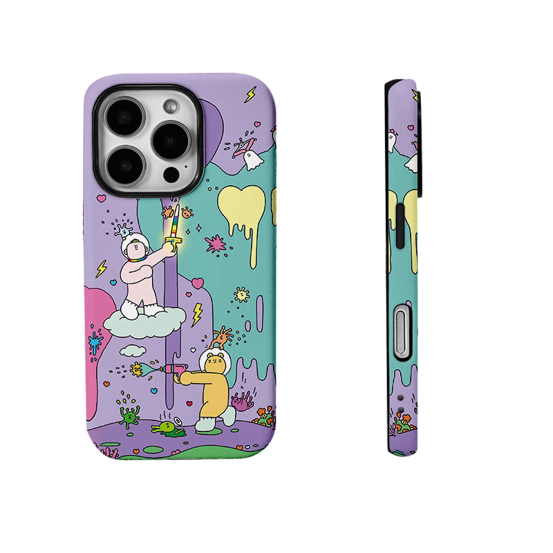 Lilac Heart - Phone Case