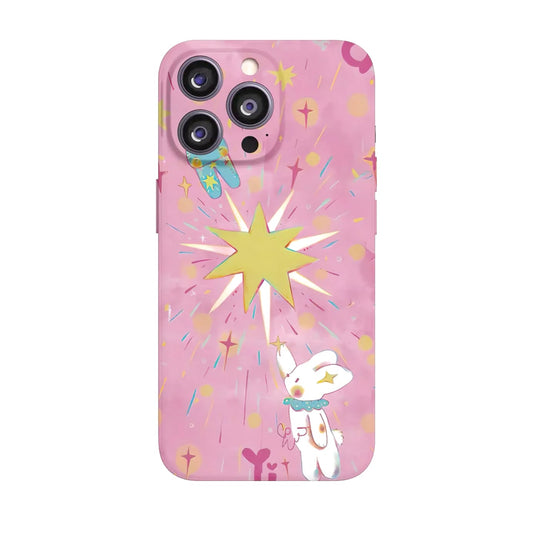 Star-chasing Bunny - Phone Case