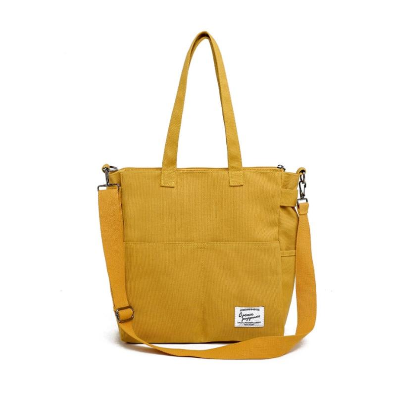 Functional Canvas Tote Bag | Handbag | Crossbody Bag | Shoulder Bag - mokupark.com