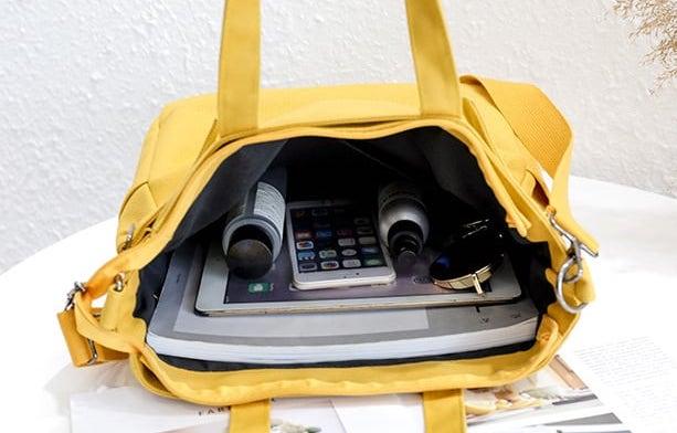 Functional Canvas Tote Bag | Handbag | Crossbody Bag | Shoulder Bag - mokupark.com