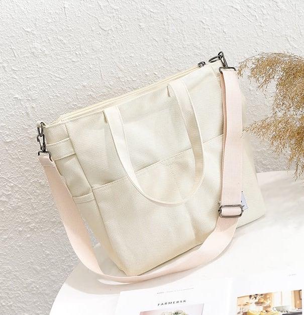 Functional Canvas Tote Bag | Handbag | Crossbody Bag | Shoulder Bag - mokupark.com