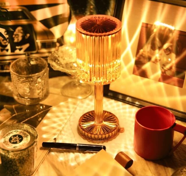 MP Gatsby - Transparent USB Rechargeable Cordless Table Lamp