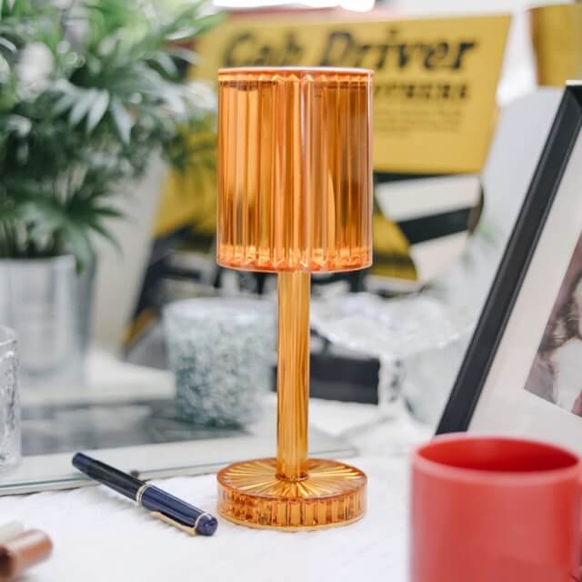 MP Gatsby - Transparent USB Rechargeable Cordless Table Lamp