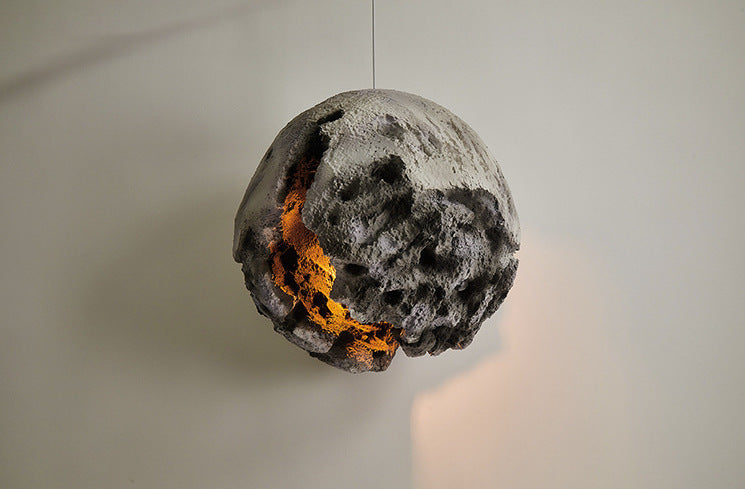 Enomoto - Explosion Planet |  Wabi-Sabi Style Resin Pendant