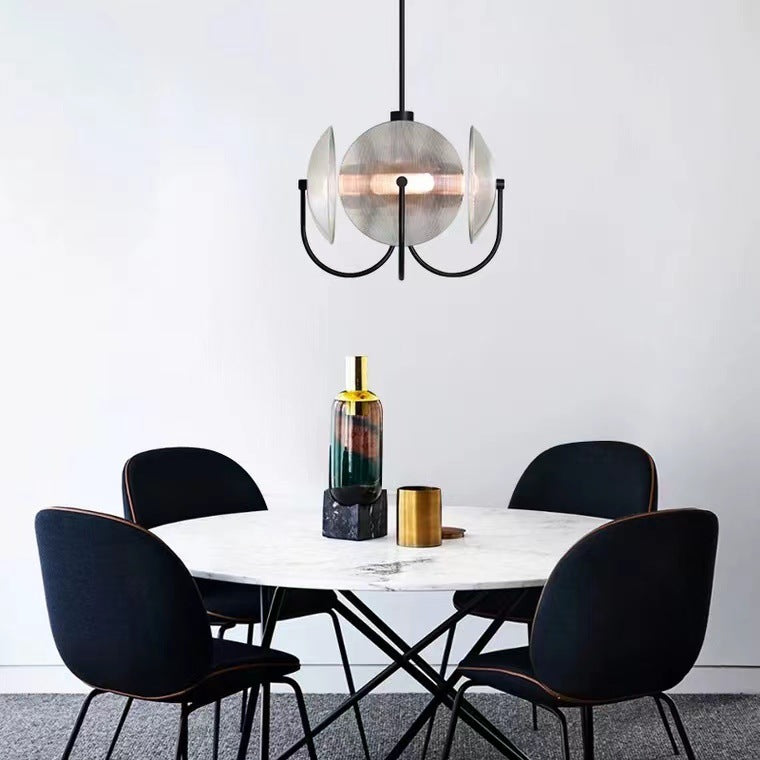 Glass Mist Disc Pendant | Ceiling Lamp