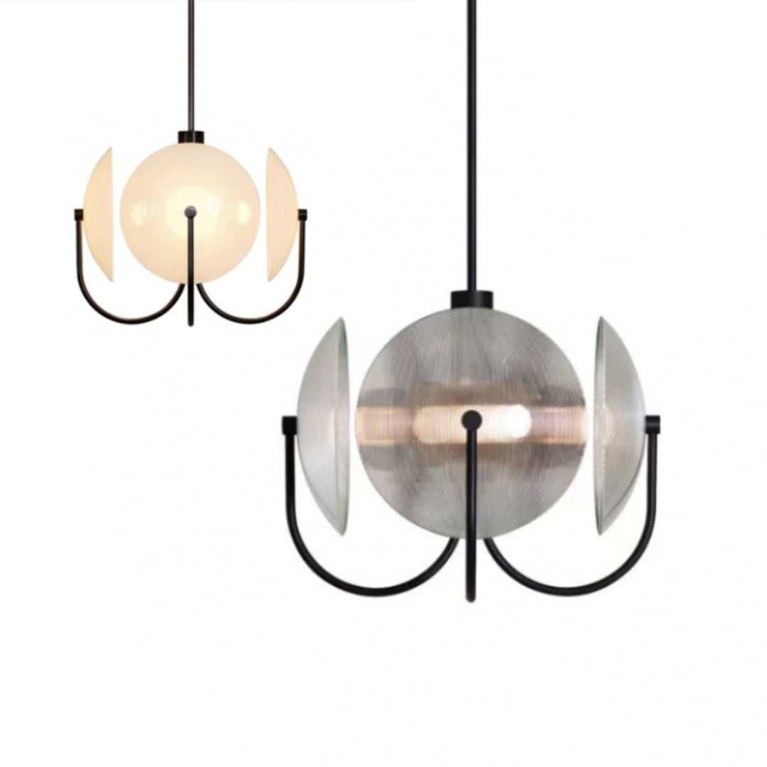 Glass Mist Disc Pendant | Ceiling Lamp