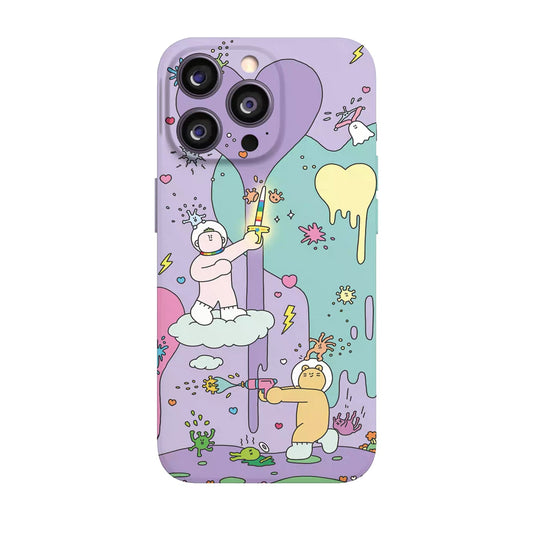 Lilac Heart - Phone Case
