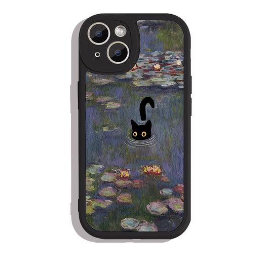 Black Cat - Sheepskin Texture Phone Case