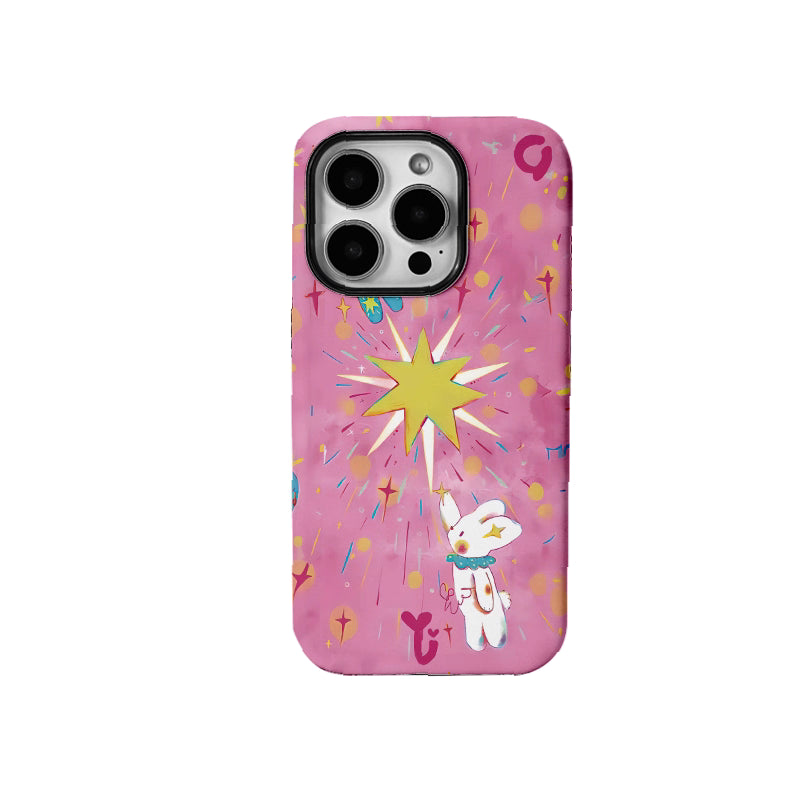 Star-chasing Bunny - Phone Case