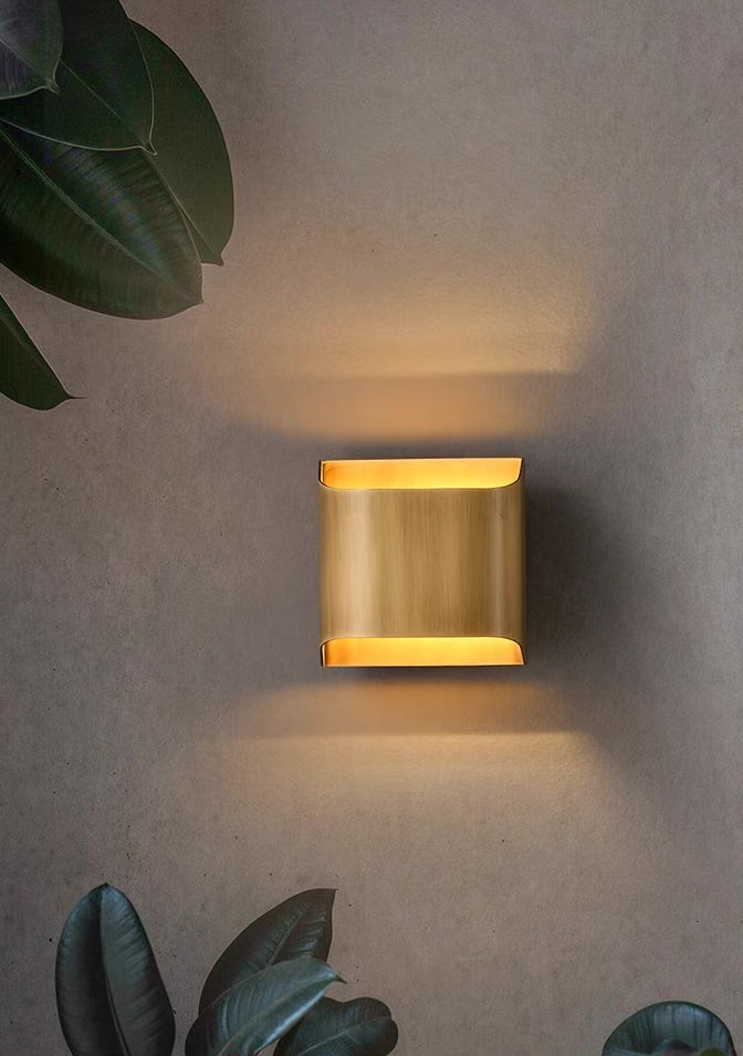 CS100 Square Copper Sconce | Wall / Corridor light