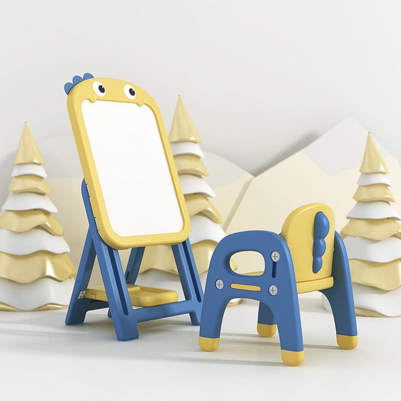 Kids Magnetic Erasable Art Board + 1 Chair - Dinosaur Set - mokupark.com