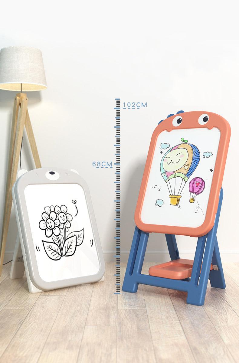 Kids Magnetic Erasable Art Board + 1 Chair - Dinosaur Set - mokupark.com