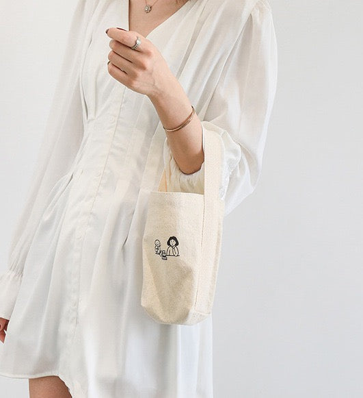 Beverage Canvas Carrying Bag | Crossbody Bag