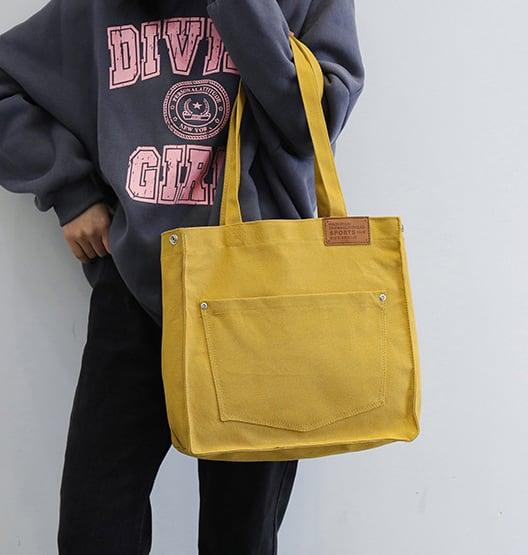 Functional Drawstring Canvas Tote Bag | Shoulder Bag | Hobo Bag - mokupark.com