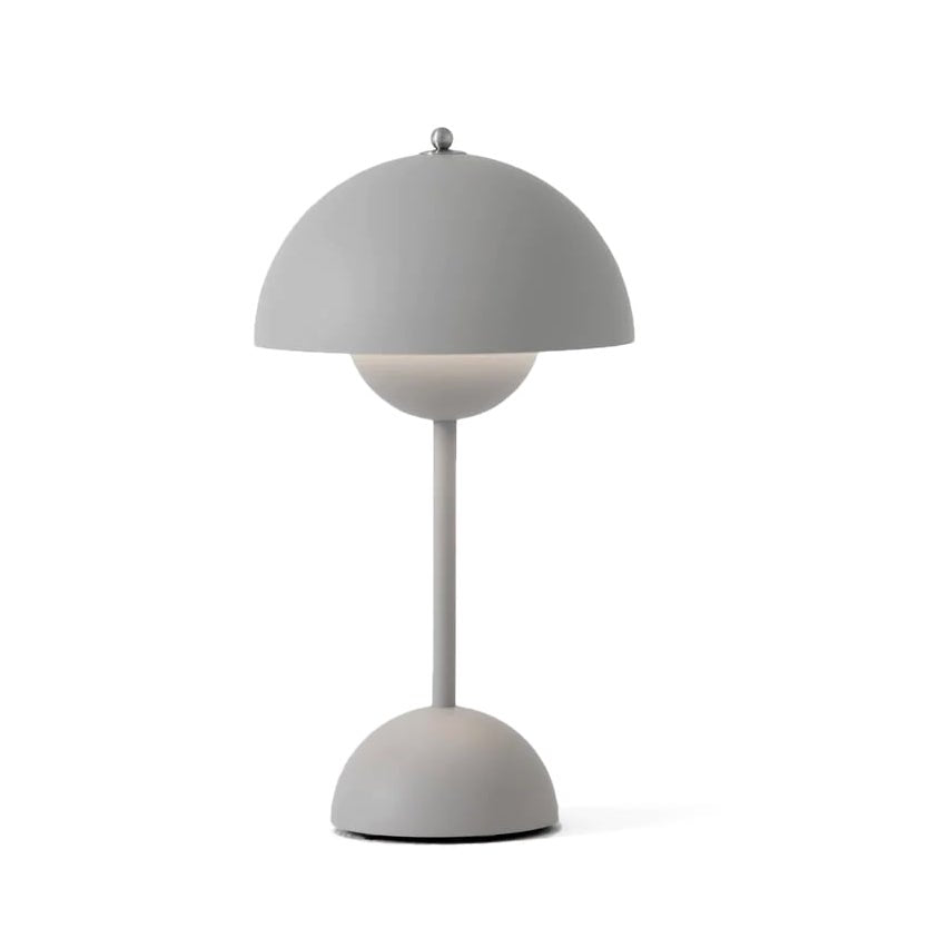 180mm USB Rechargeable Cordless Mushroom Table Lamp - Acrylic Classic