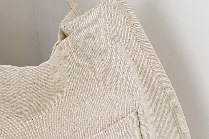 Oversize Functional Canvas Tote Bag | Shoulder Bag | Hobo Bag - mokupark.com