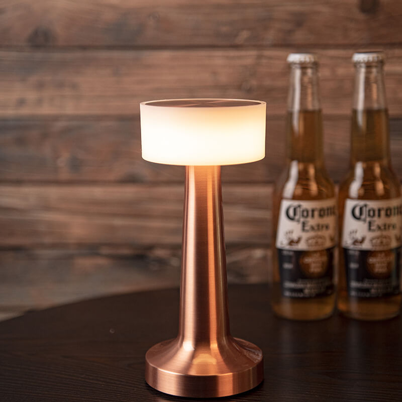 DUMBBELL - Frosted Cocktail Table Lamp