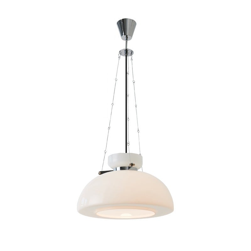 ADITI | 400mm Milk White Glass Pendant Lamp