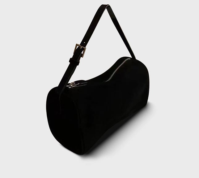 TROW Square 90's Shoulder Bag - in Leather