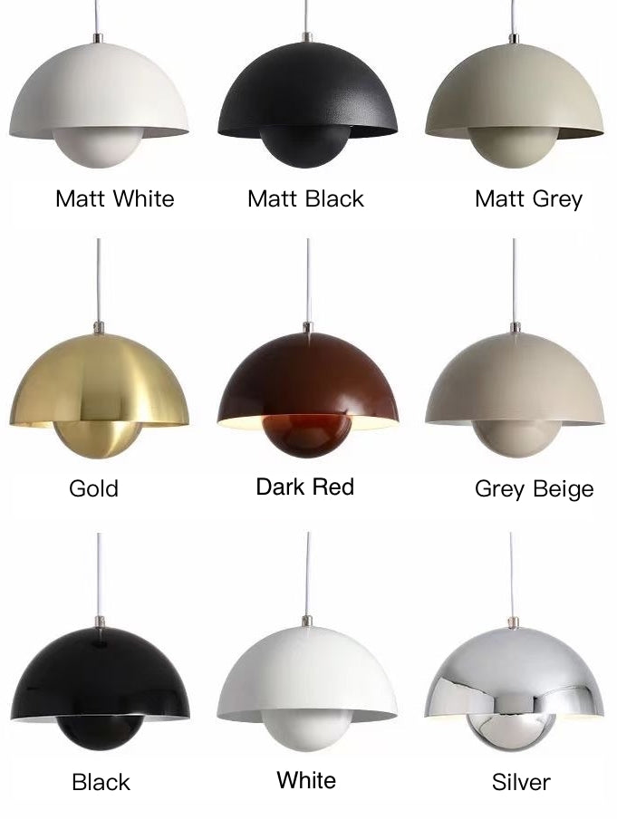 D230mm Color Mushroom Pendant Lamp