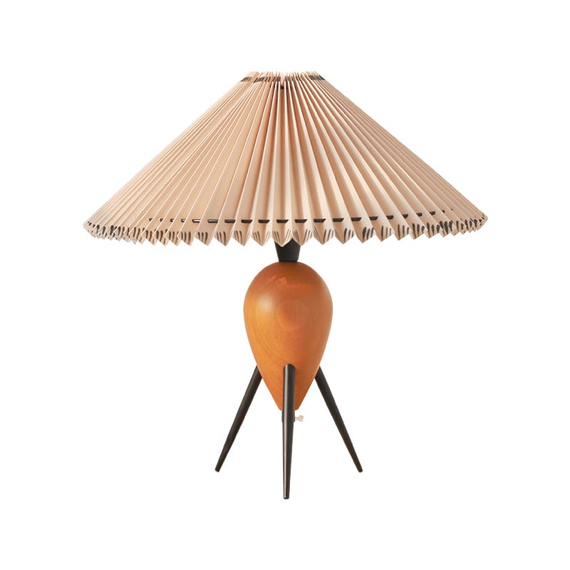 Vintage Pleated Table Lamp